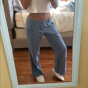 Vintage old navy dusty blue flare  pants